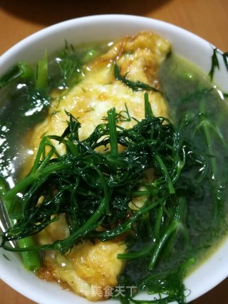 小茴菜鸡蛋汤的做法