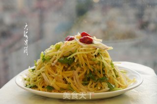 炝拌土豆丝的做法