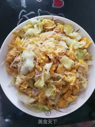鸡蛋炒米粉的做法
