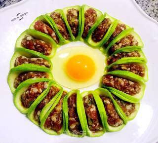 角瓜鲜肉蒸蛋的做法
