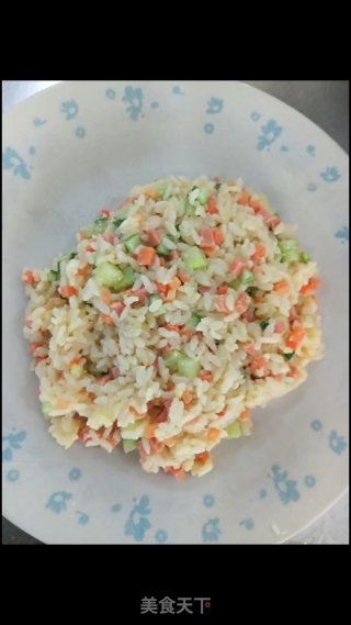黄金蛋炒饭的做法