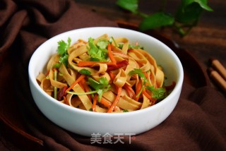 香菜豆腐丝的做法