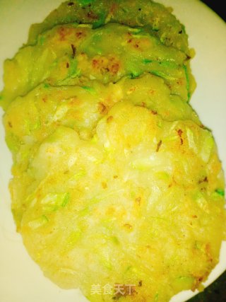 西葫芦面饼的做法