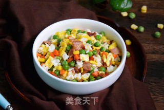 豌豆炒蛋的做法