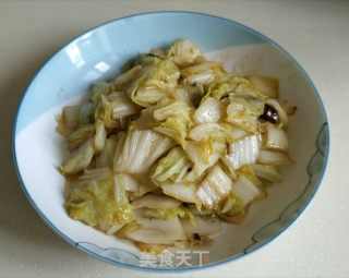 炒烧大白菜的做法