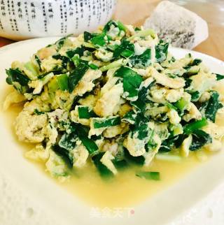 皮皮虾肉炒鸡蛋的做法