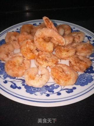 “花样美食”酥炸凤尾虾仁的做法