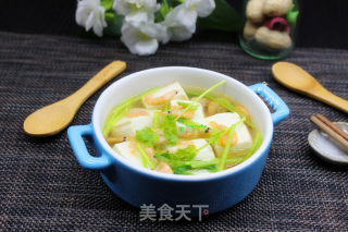 鲜香磷虾豆腐汤的做法