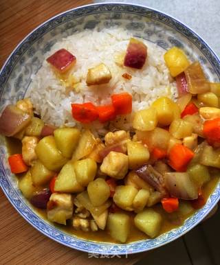 咖喱土豆鸡丁的做法
