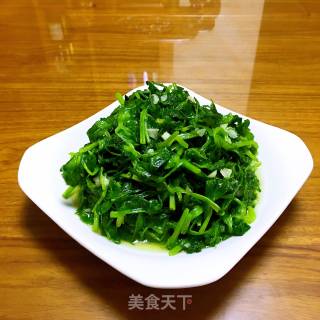 清炒豌豆苗的做法