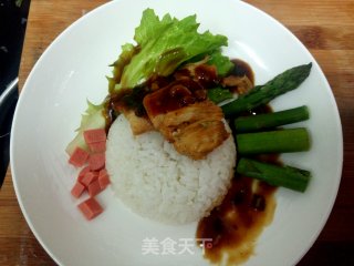 鸡胸肉芦笋晚餐的做法