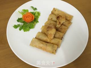 炸虾春卷