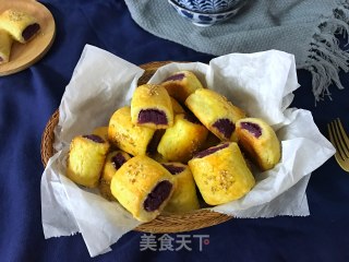 香芋紫薯酥的做法
