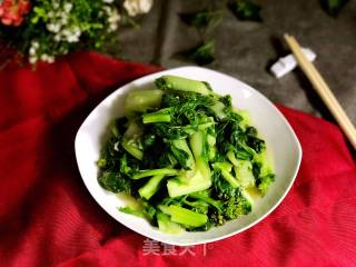 爆炒白菜苔的做法