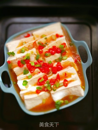 葱油豆腐的做法