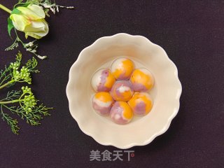 彩色汤圆的做法