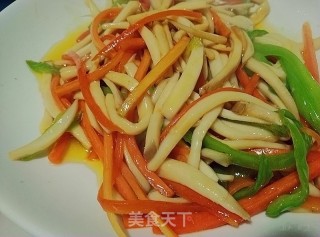 蚝油三丝的做法