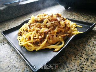 咖喱牛肉意面的做法