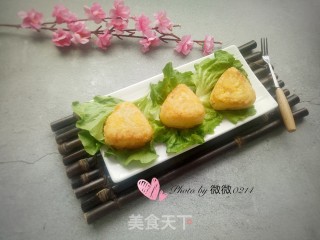 煎金枪鱼饭团的做法