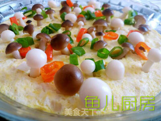 鸡蛋豆腐双菇羹──“鱼儿厨房”私房菜的做法