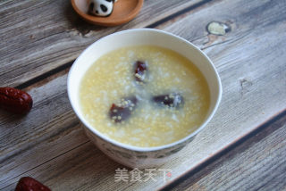 二米红枣粥的做法