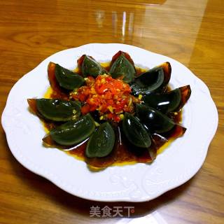 剁椒皮蛋的做法