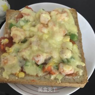 切片面包版披萨的做法