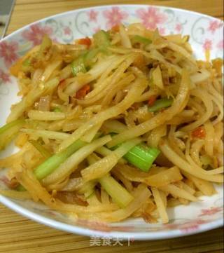 虾仁萝卜丝的做法