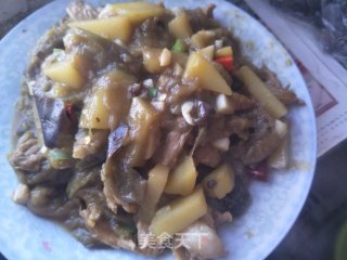 茄子炖土豆的做法