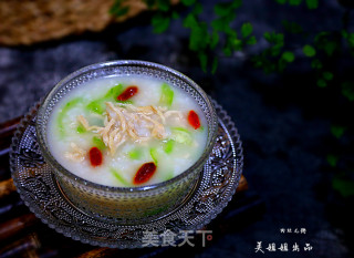 丝瓜肉丝儿粥-----春季养生的做法