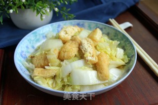 白菜炒小油方的做法