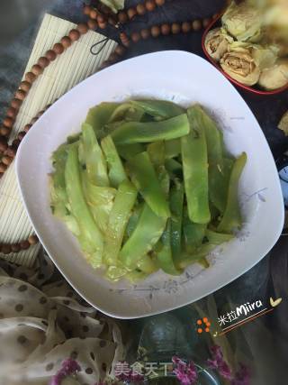 蚝油笋片的做法
