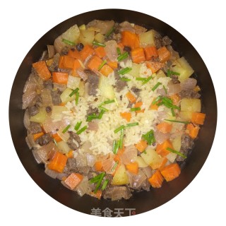 广式手抓饭之《牛肉焖饭》的做法