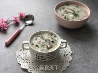香菇鸡肉粥的做法