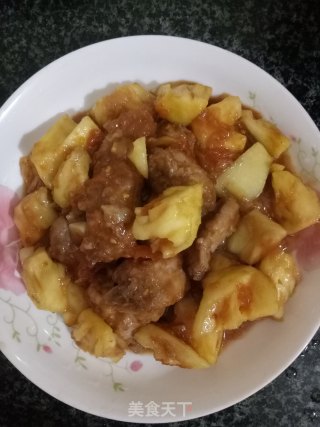 糖醋菠萝排骨的做法