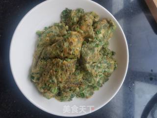 茵陈蒜苗炒鸡蛋”春季野菜”的做法