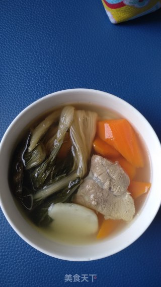 胡萝卜马蹄菜干汤的做法
