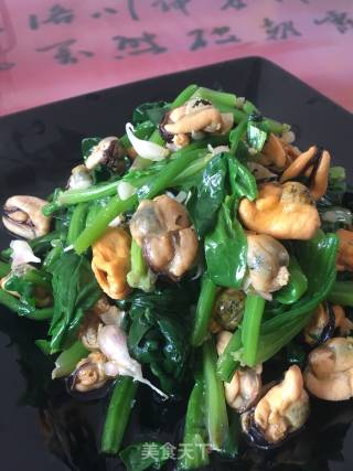 海虹拌菠菜的做法