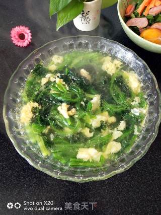 菠菜蛋花汤的做法