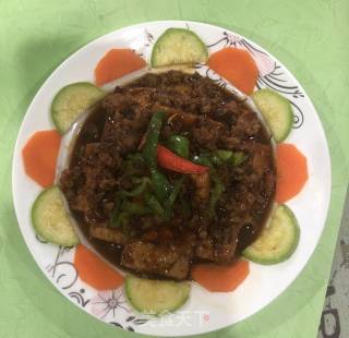 肉末张公豆腐的做法