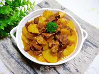 牛肉炖土豆山药的做法