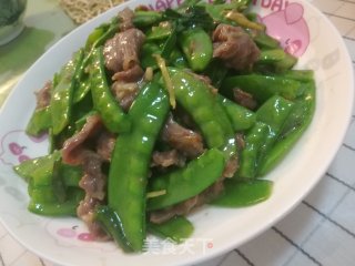 荷兰豆炒牛肉的做法