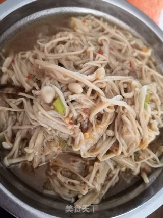 素食味美-蚝油金针菇的做法