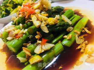 蒜蓉芦笋的做法