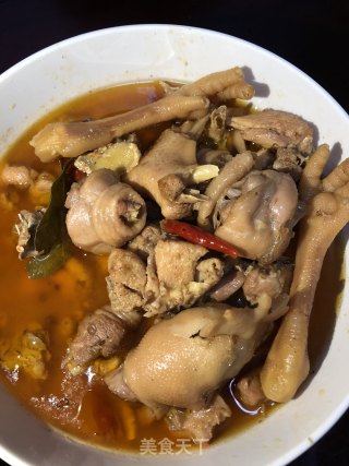 高压锅焖鸡的做法