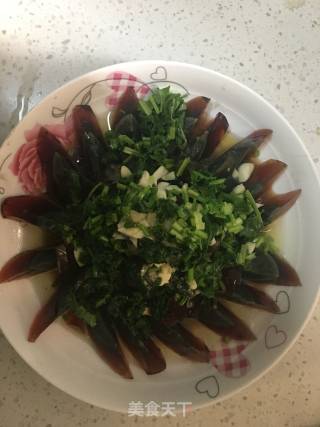 凉拌皮蛋的做法