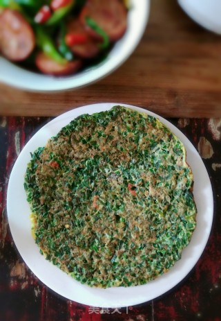 香椿蛋饼的做法