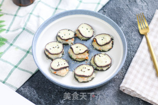 虾仁蒸茄盒的做法