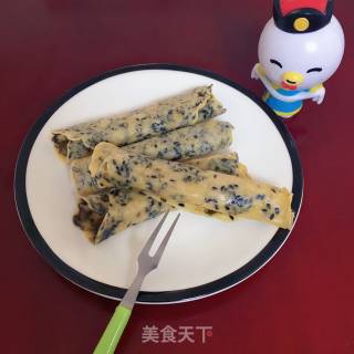 紫菜芝麻蛋卷 15+的做法