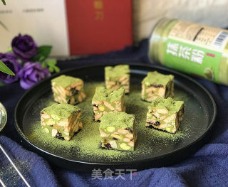 抹茶雪花酥的做法